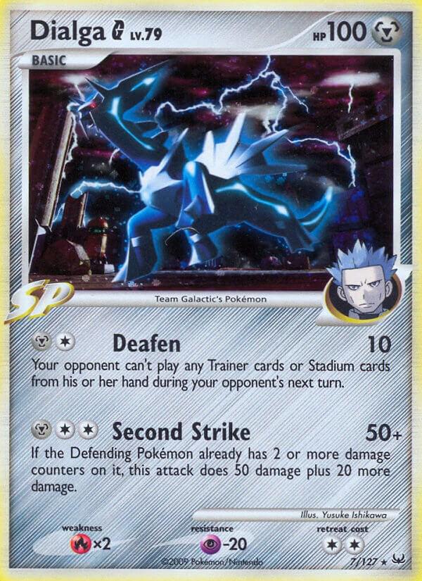 Dialga G [2010 Champs] #7 Pokémon Card from Pokemon Platinum Set 